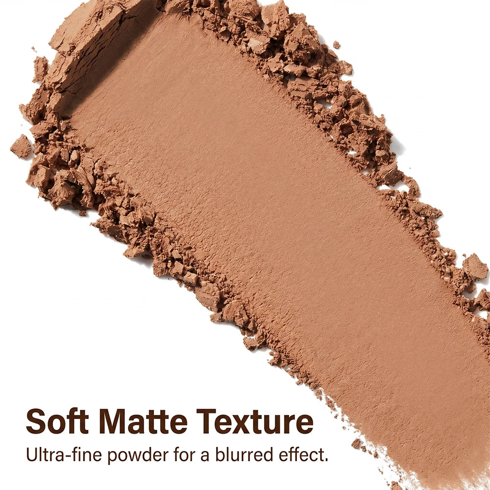 Buildable Matte Pressed Bronzer Powder for Natural Face Contouring - 11