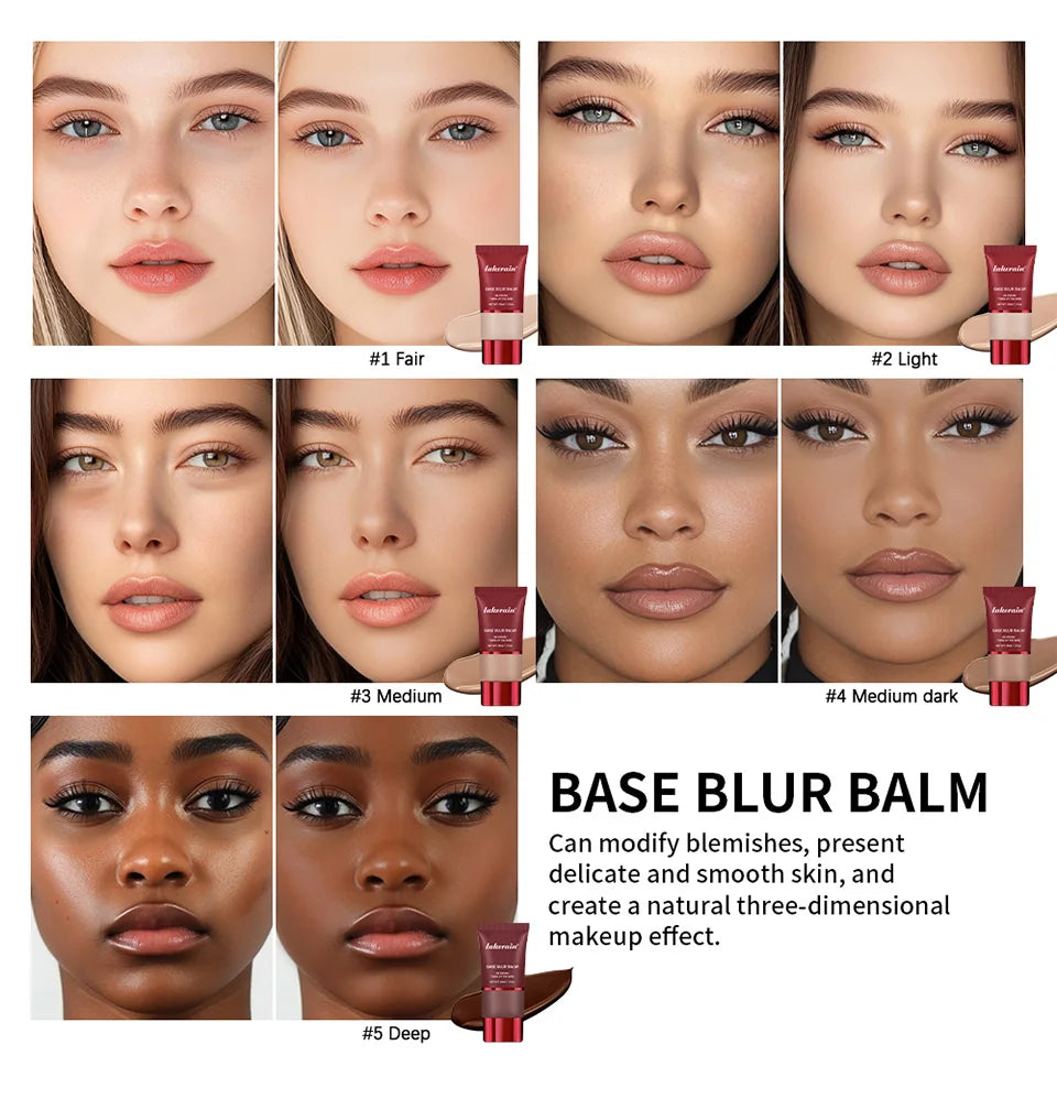 Matte Finish Liquid Foundation Concealer for Natural Skin Coverage