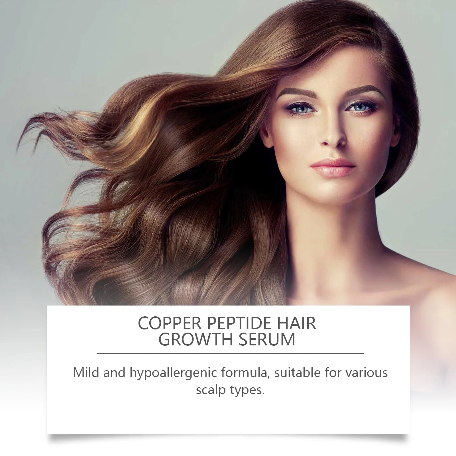 Copper Peptide Hair Growth Serum for Strengthening and Frizz Control - 9