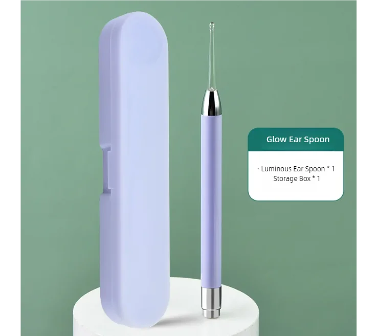 LED Illuminated Ear Wax Removal Kit with Tweezers - 18