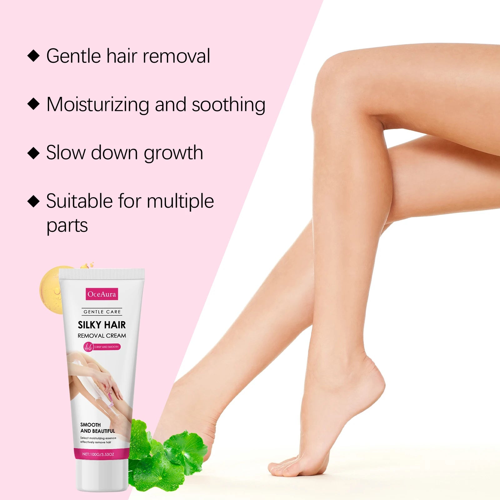 Gentle Hair Removal Cream and Soothing Oil Set - 5