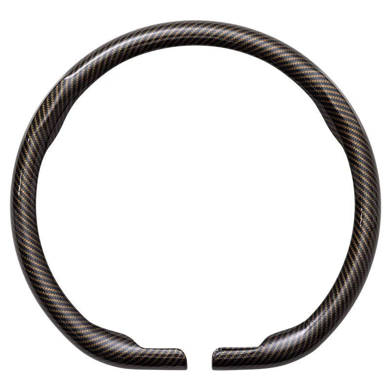 Universal Carbon Fiber Steering Wheel Cover for All Seasons