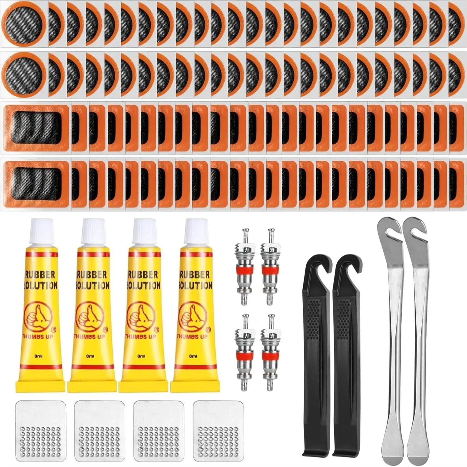 Universal Tire Repair Kit for Bikes and Motorcycles - 10