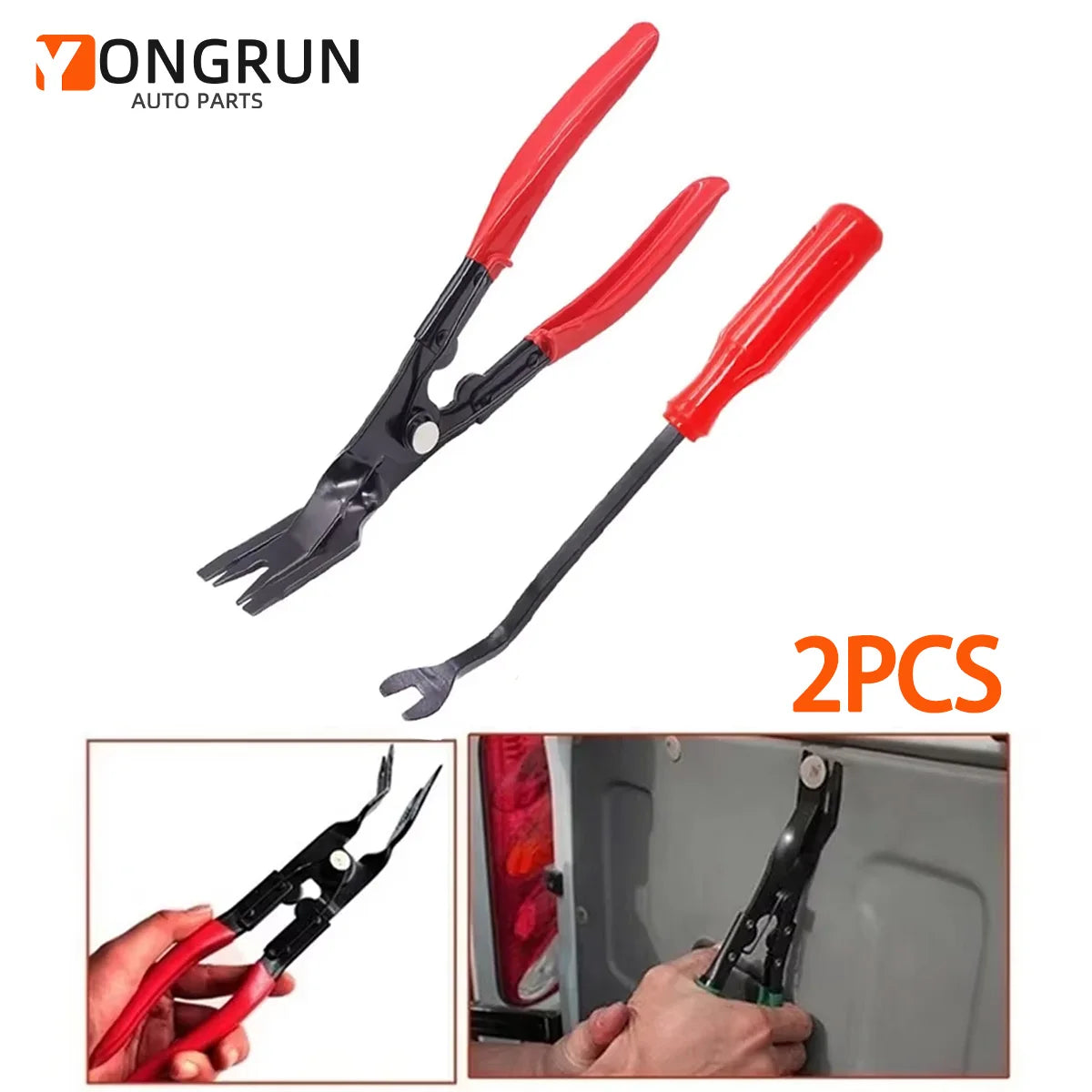 Auto Trim and Upholstery Clip Removal Pliers Set