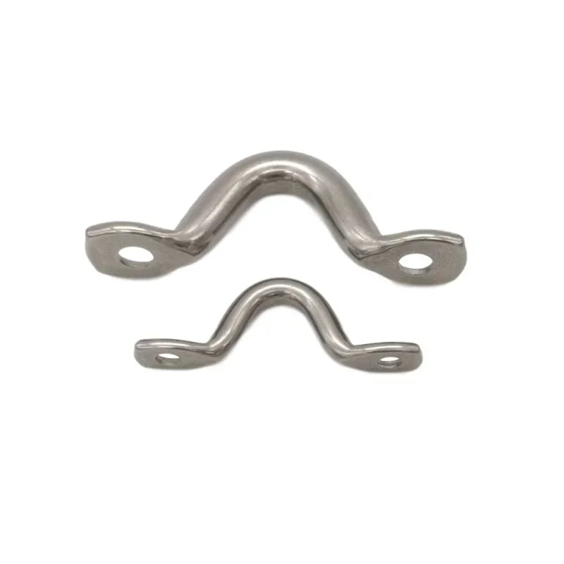 10 Pack Stainless Steel Pad Eye Strap Marine Hardware Boat Deck Loop