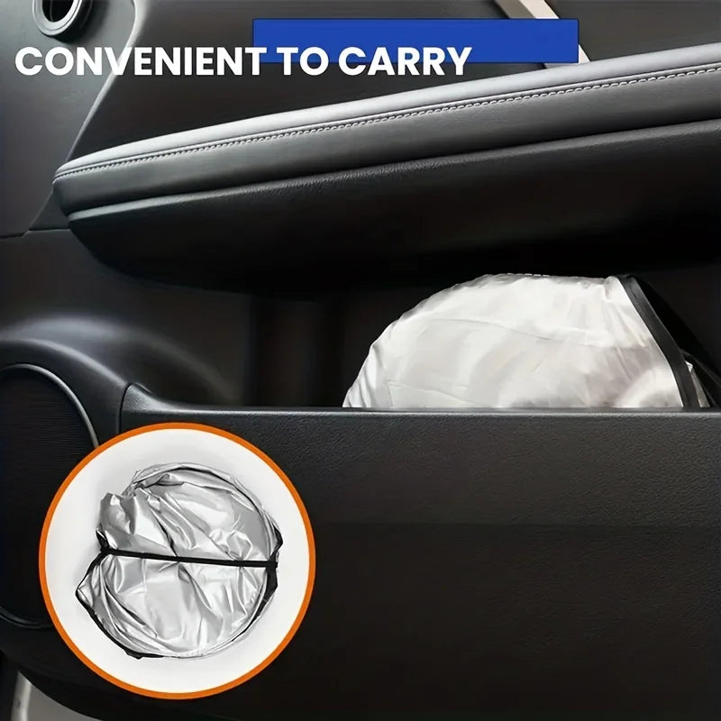 Foldable Car Windshield Sun Shade UV Protection Visor - 3
