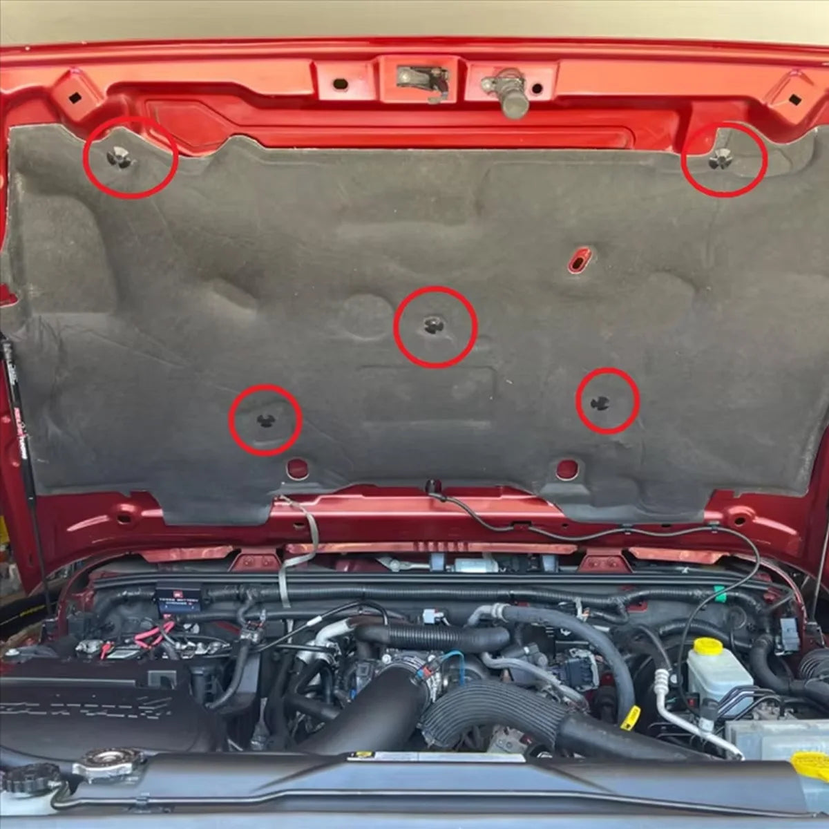 Universal Car Engine Hood Insulation and Decorative Panel Clips