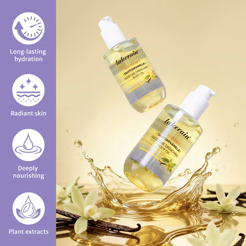Vanilla Hydrating Body Oil for Dry Skin