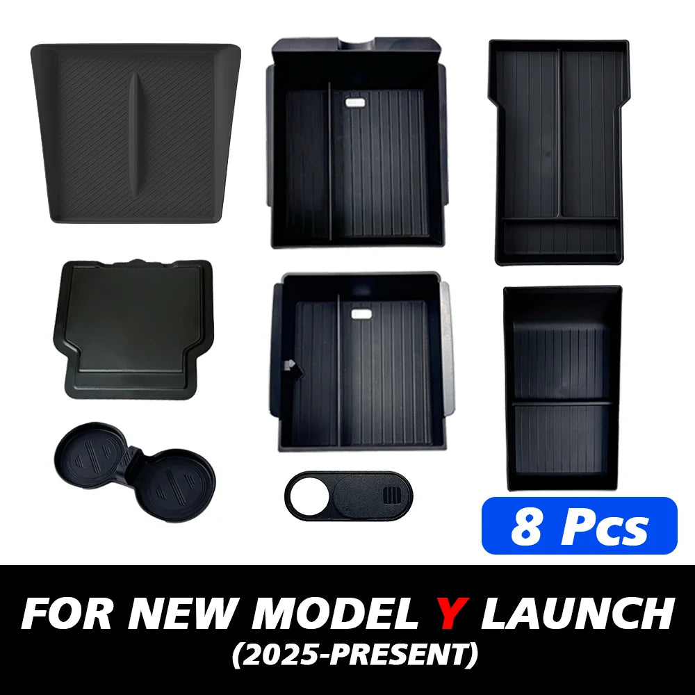 Center Console and Armrest Storage Organizer for Tesla Model Y Juniper - 41