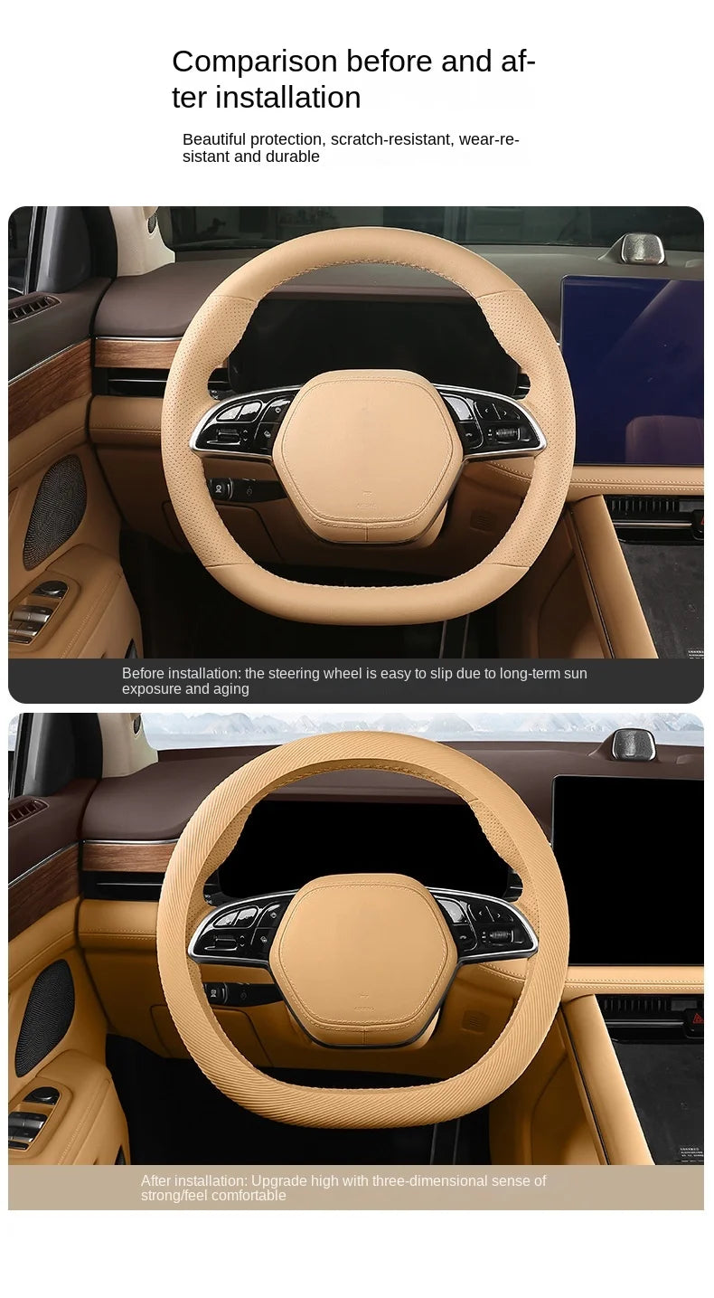 Non-Slip Breathable Silicone Car Steering Wheel Cover