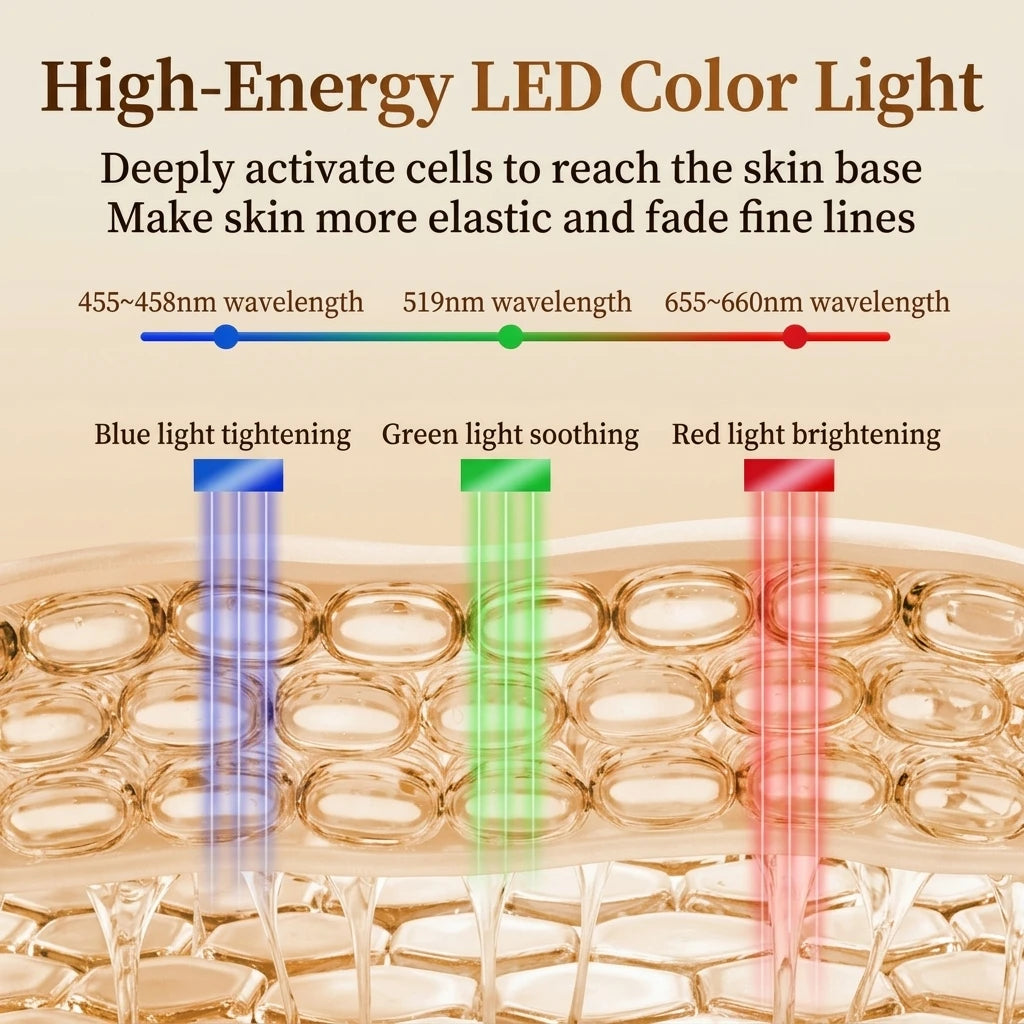 5-in-1 LED Microcurrent Body & Face Sculpting Massage Device