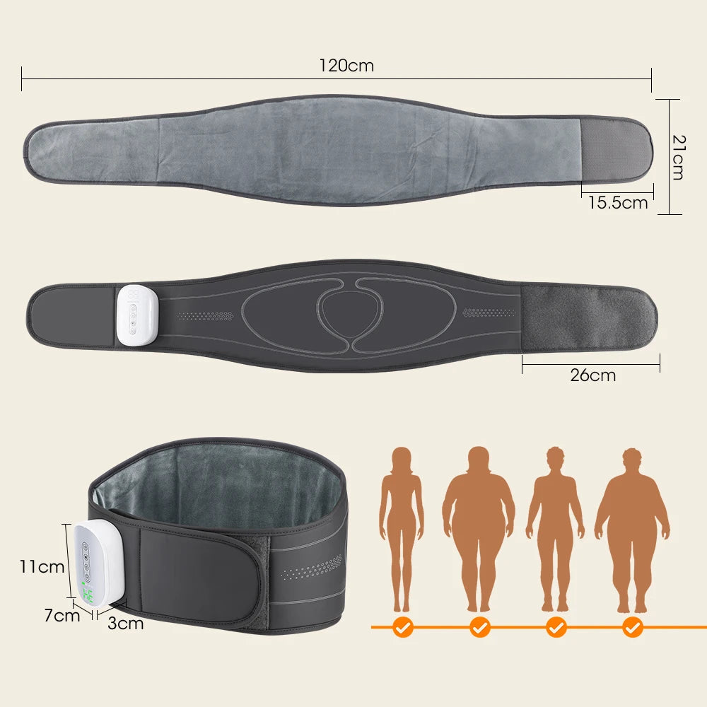 Cordless Heated Back Massage Belt with Air Compression - 14