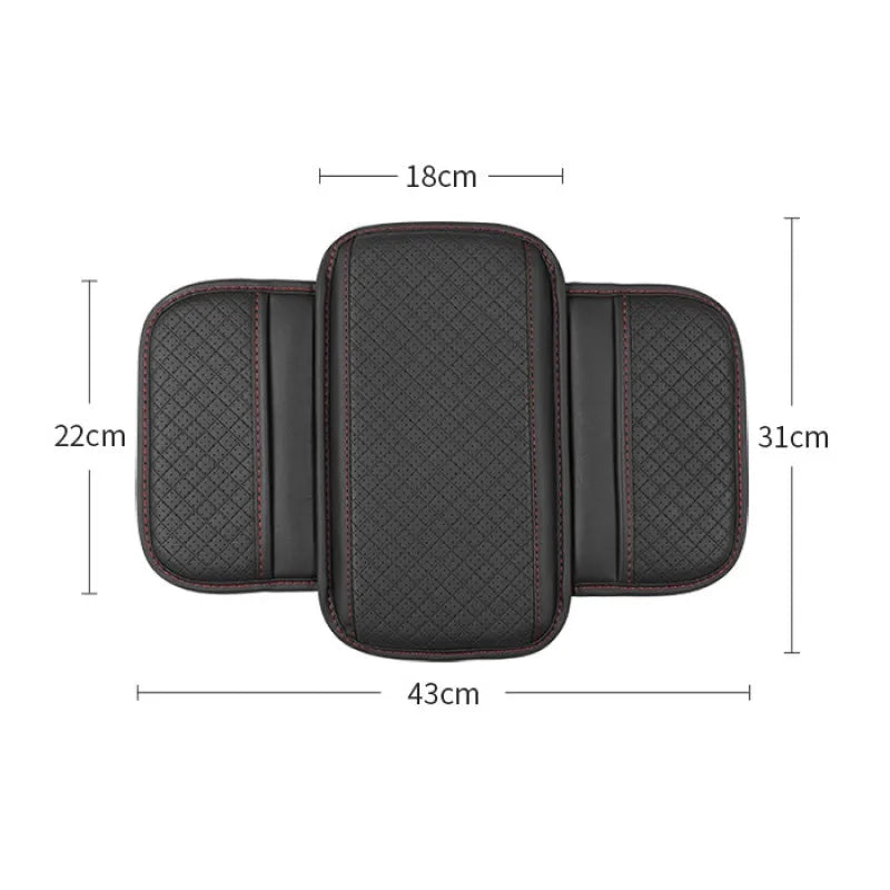 Car Center Console Armrest Cushion with Storage Pocket