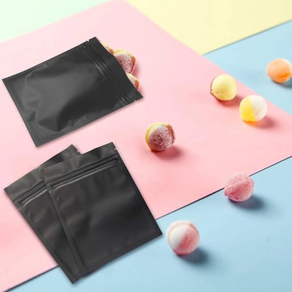 Frosted Self-Sealing Smell-Proof Storage Bags