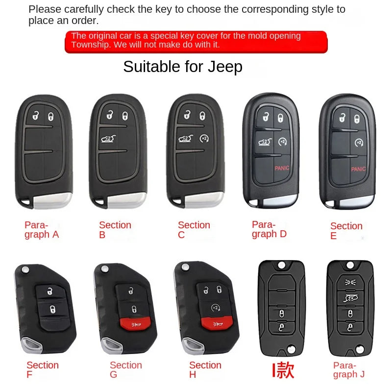 Protective Metal Key Fob Cover for Jeep and Dodge
