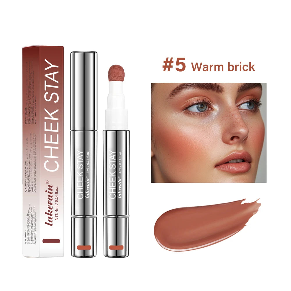 Liquid Blush Stick with Sponge Tip for Natural Cheeks - 20