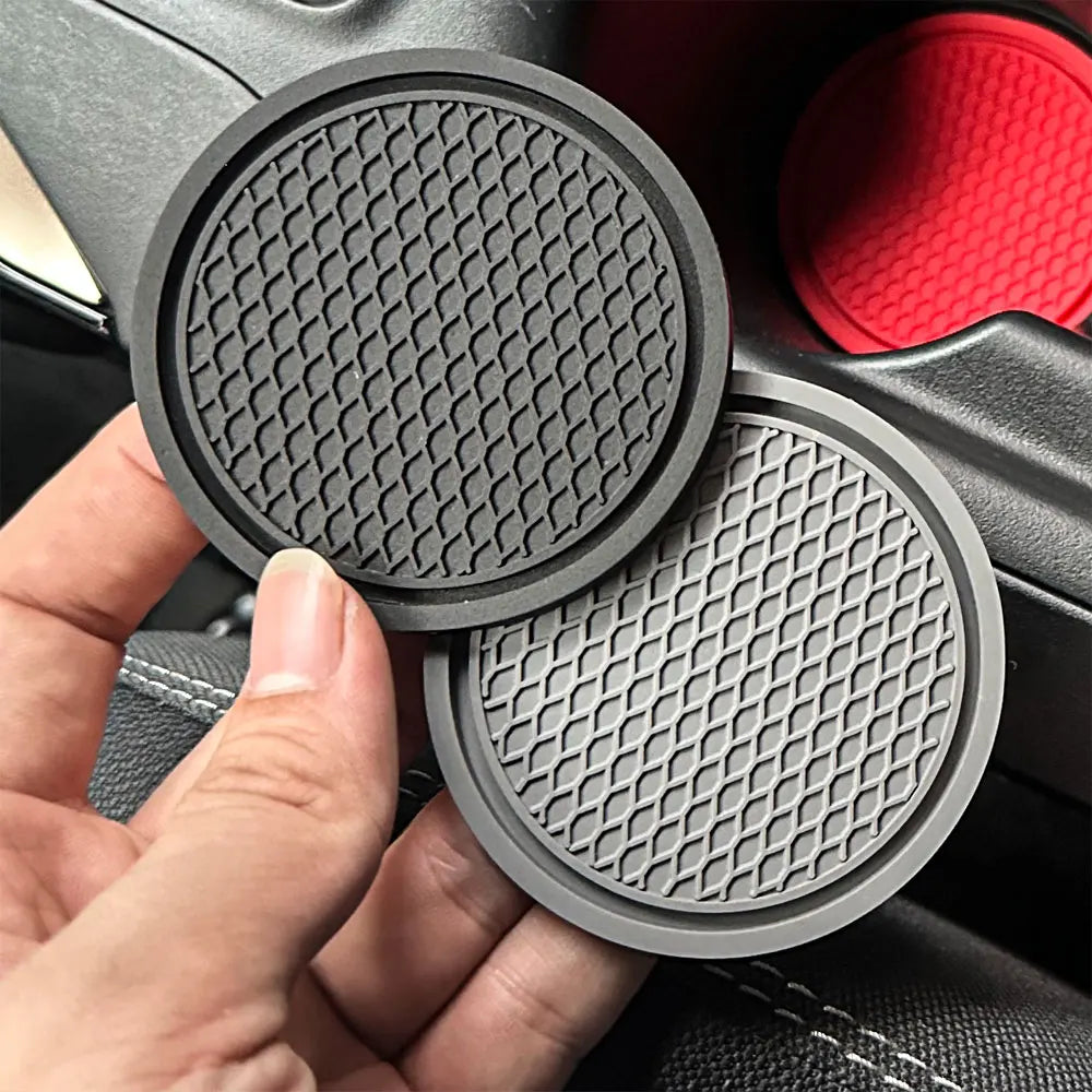 Anti-Slip Silicone Car Cup Holder Coasters