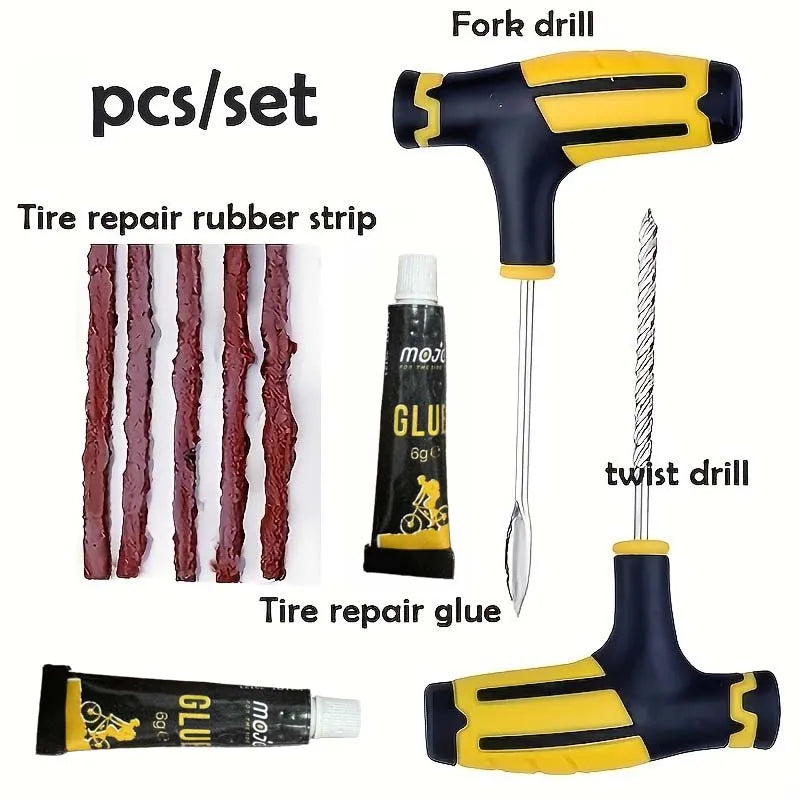 Emergency Universal Tire Puncture Repair Kit - 22