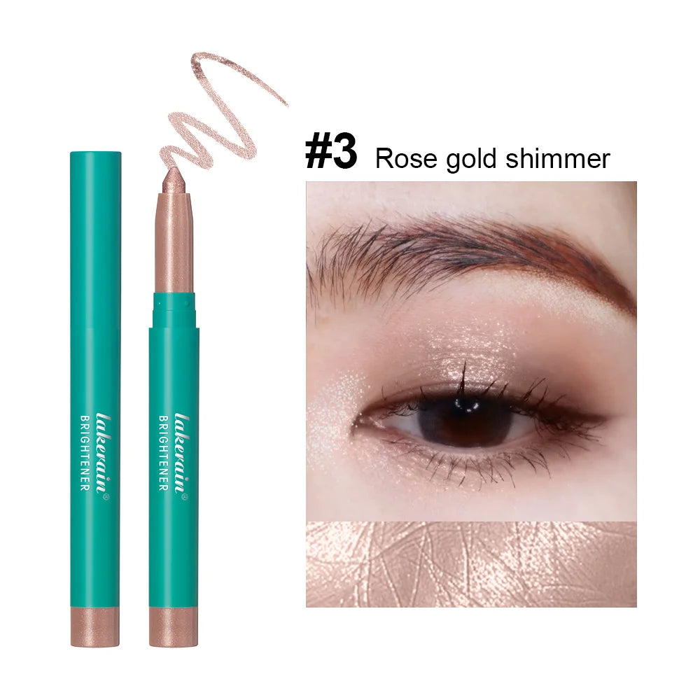 Waterproof Shimmer Eyeshadow Stick for Instant Eye Brightening - 17