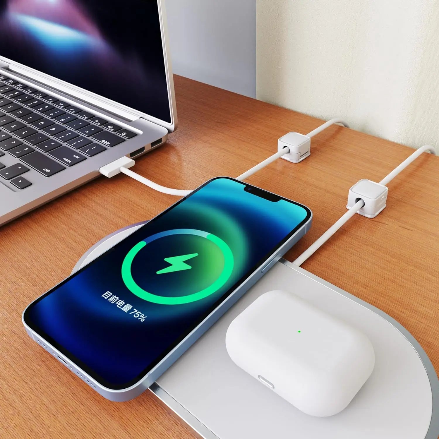 Magnetic Cable Clips Adjustable Cord Organizer and Wire Management Holder - 7