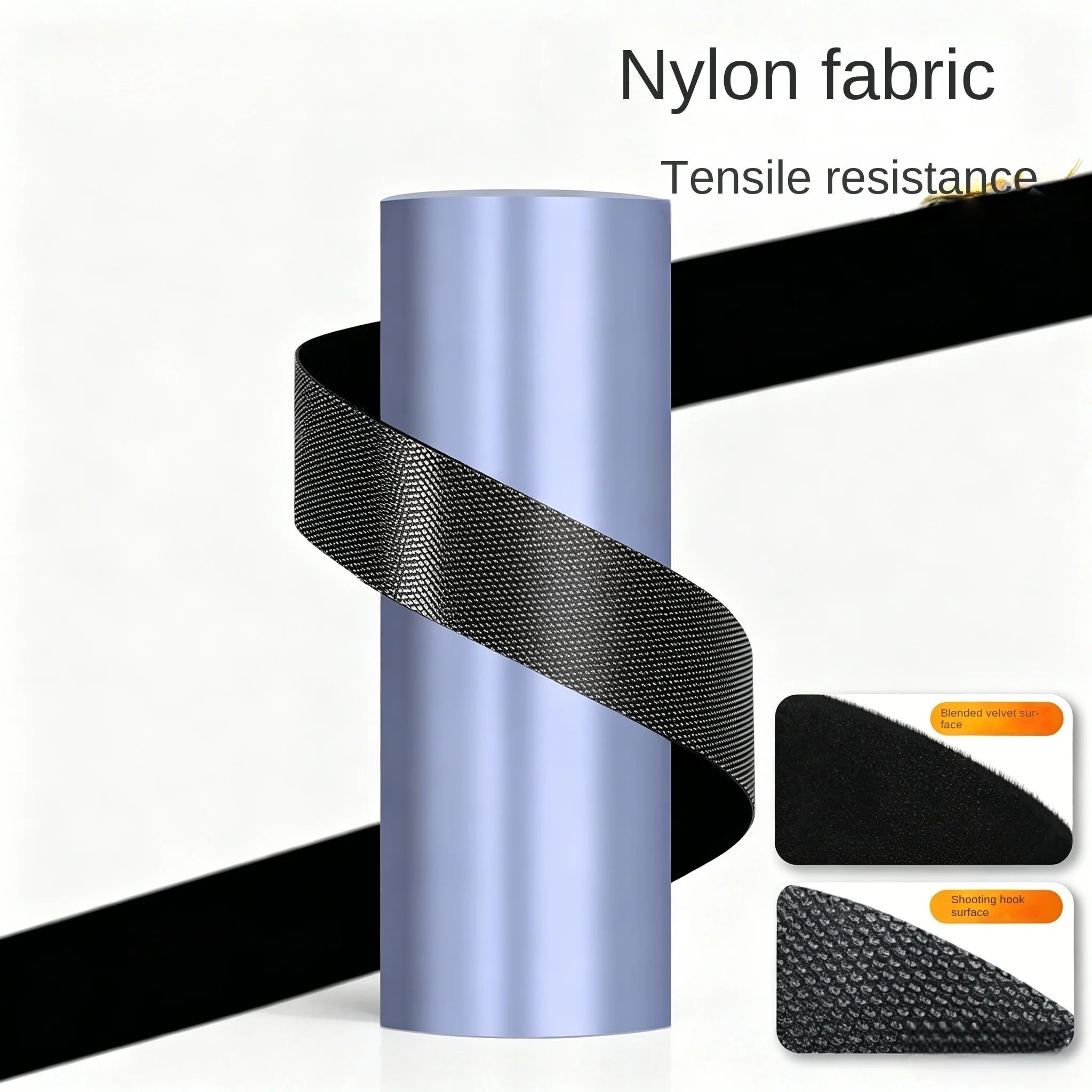 Adjustable Cable Organizer Ties Nylon Wire Management Strap Roll - 4