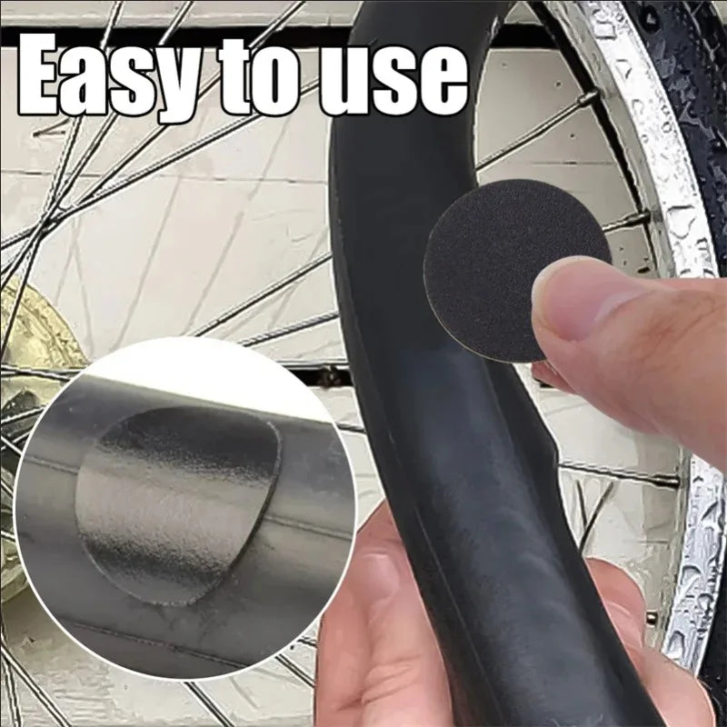 Glue-Free Bicycle Tire Repair Patch Kit - 2