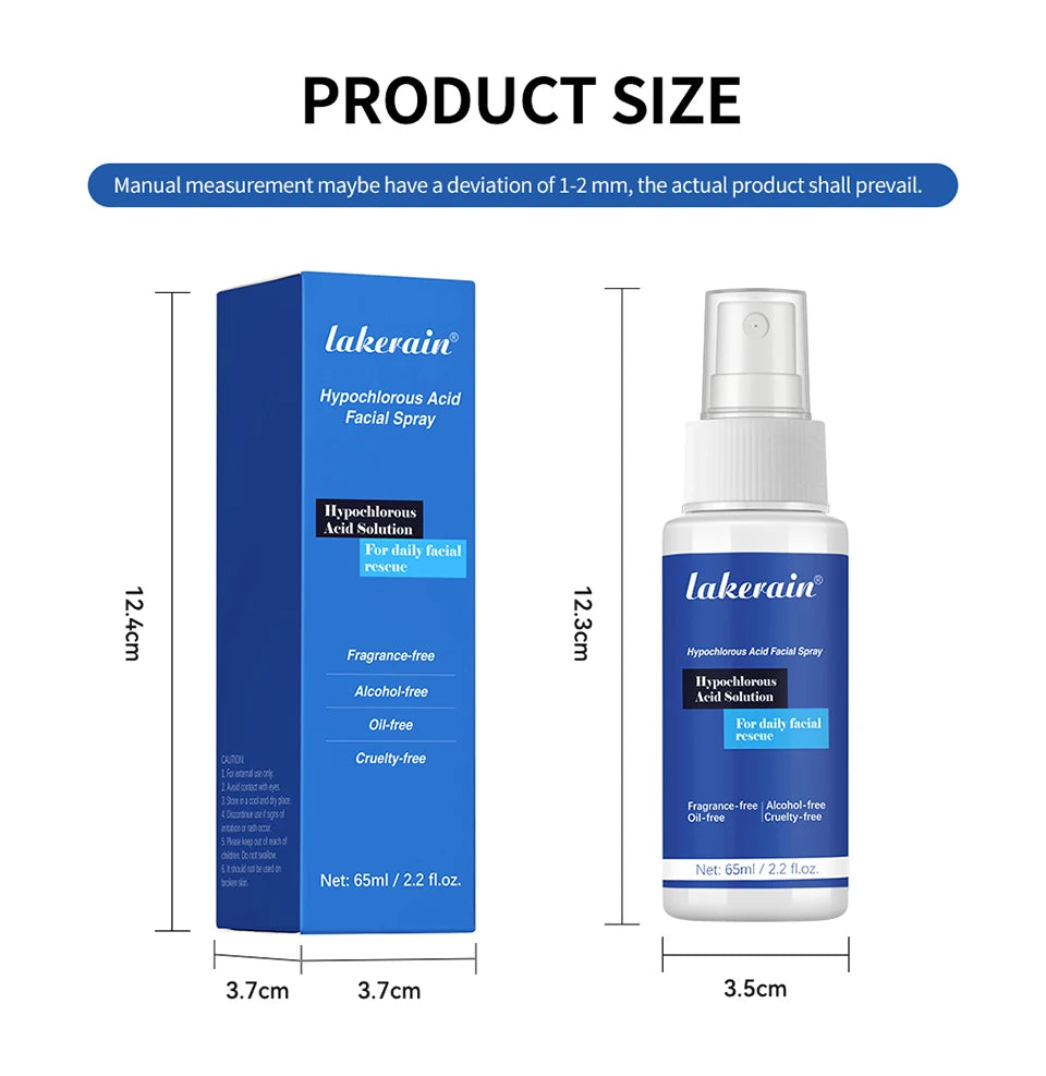 Hypochlorous Acid Soothing Facial Spray for Acne and Sensitive Skin