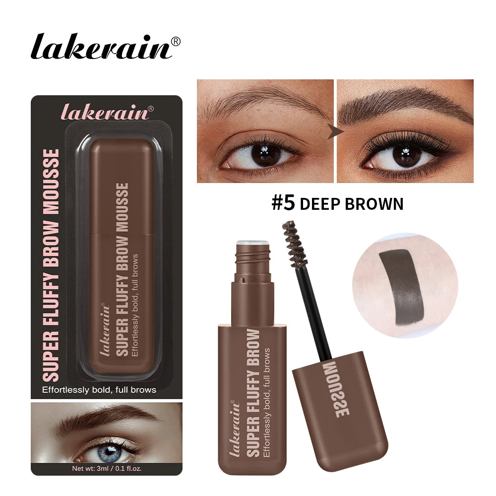 Volumizing Tinted Eyebrow Mousse for Fluffy Brows