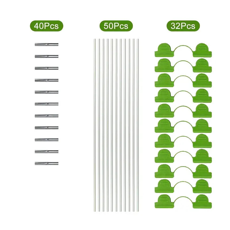 DIY Greenhouse Support Hoops Garden Plant Cover Frame Kit