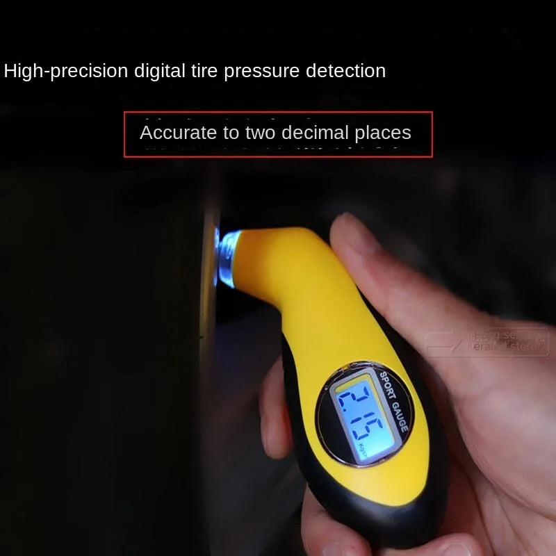 Digital LCD Tire Pressure Gauge for Car Safety