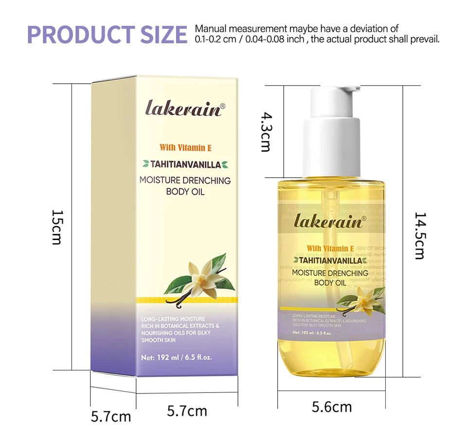 Vanilla Hydrating Body Oil for Dry Skin - 16
