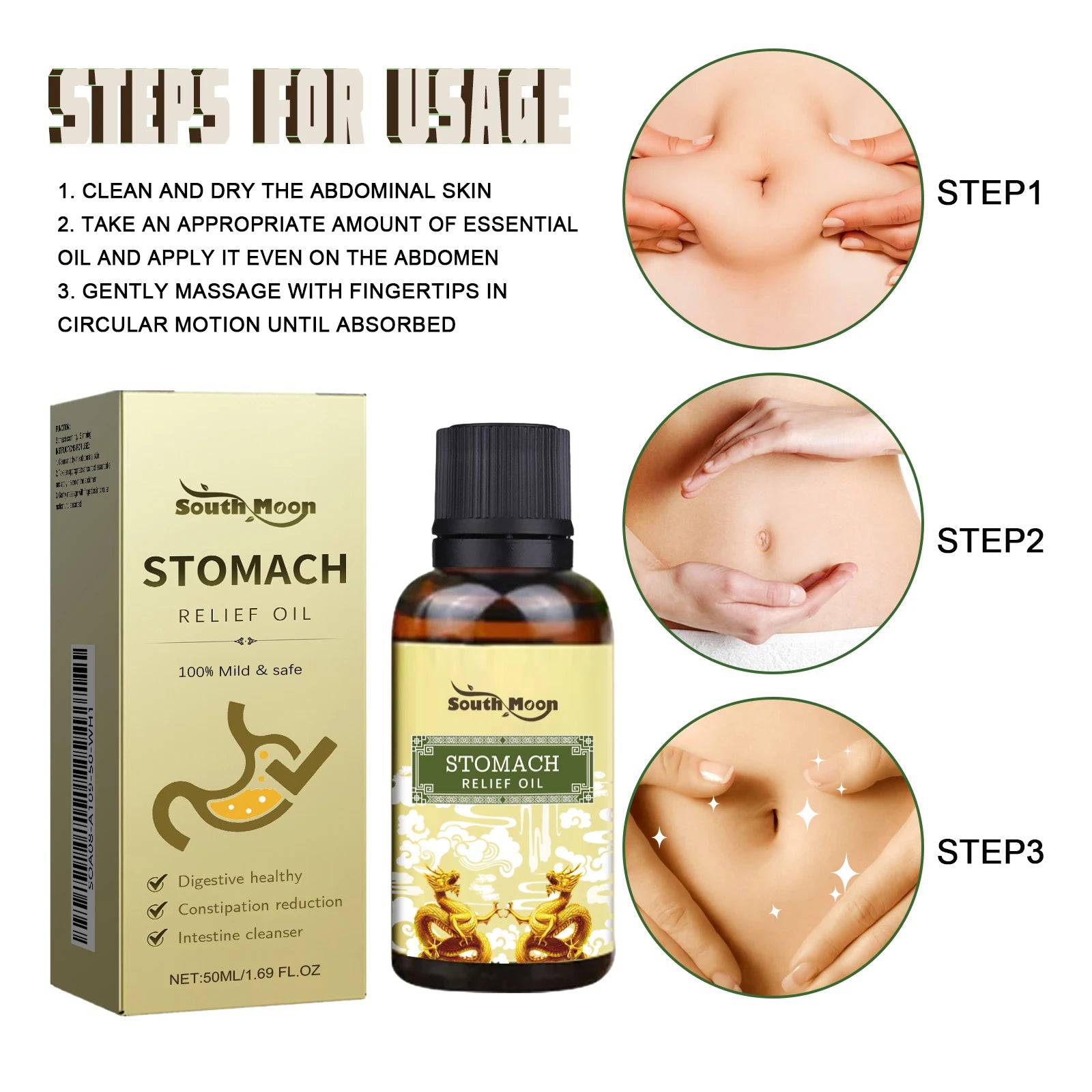 Herbal Abdominal Massage Oil for Digestive Relief - 11