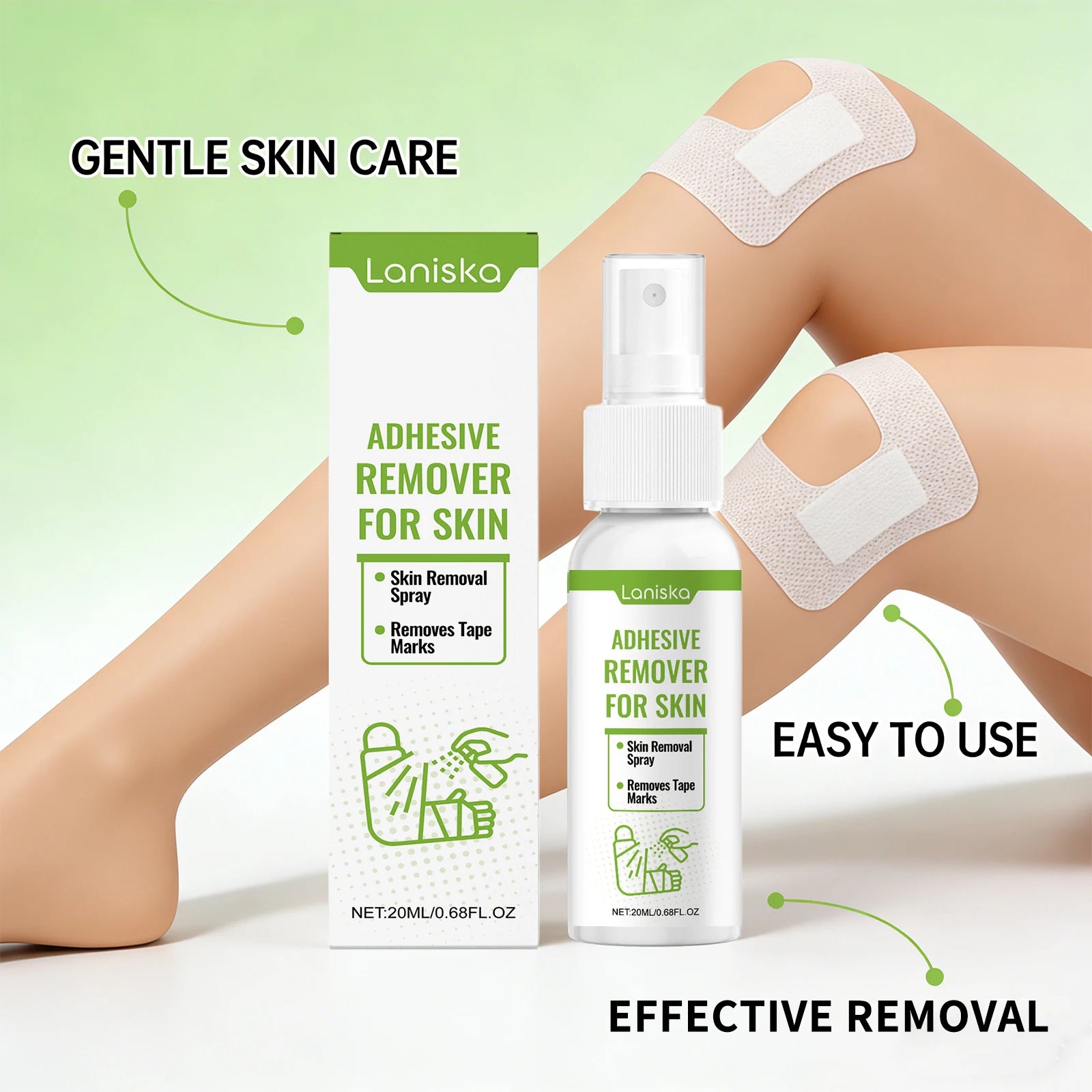 Gentle Adhesive Remover Spray for Skin and Tape Residue - 4
