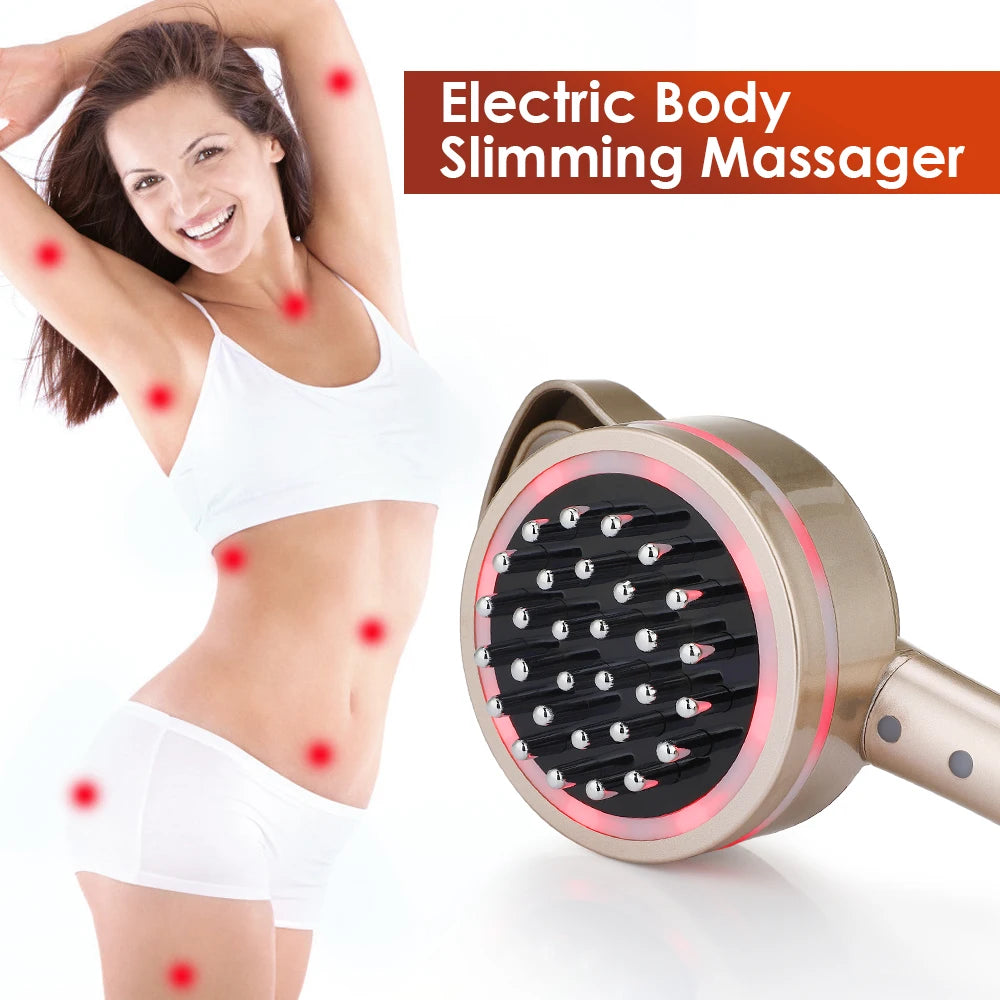 Electric Microcurrent Meridian Body Sculpting Massage Brush