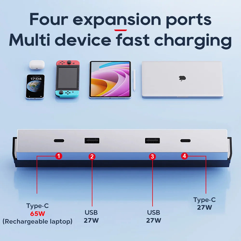 USB Charging Hub Expansion Dock for Tesla Model 3 Highland and Model Y