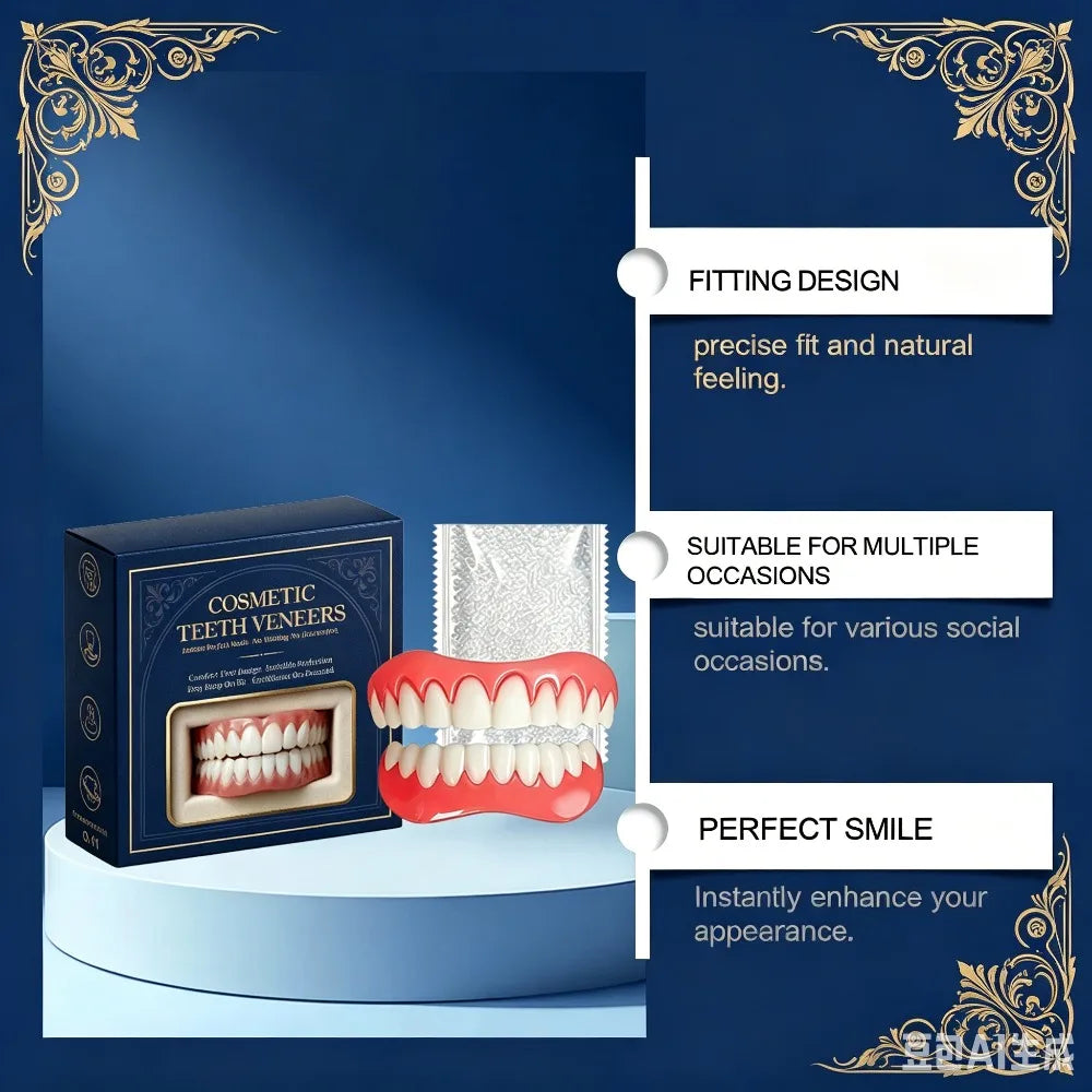 Custom Fit Moldable Silicone Dentures for Natural Smile