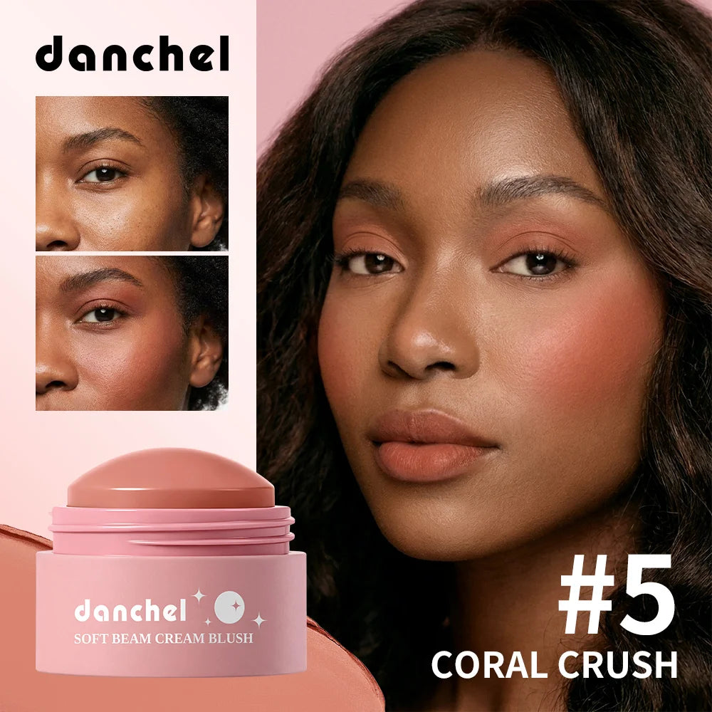 Long-Lasting Multi-Use Soft Cream Blush for Face and Lips