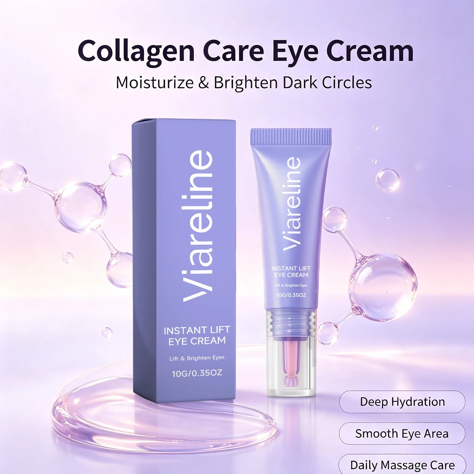Hydrating Collagen Eye Cream for Dark Circles and Fine Lines - 4