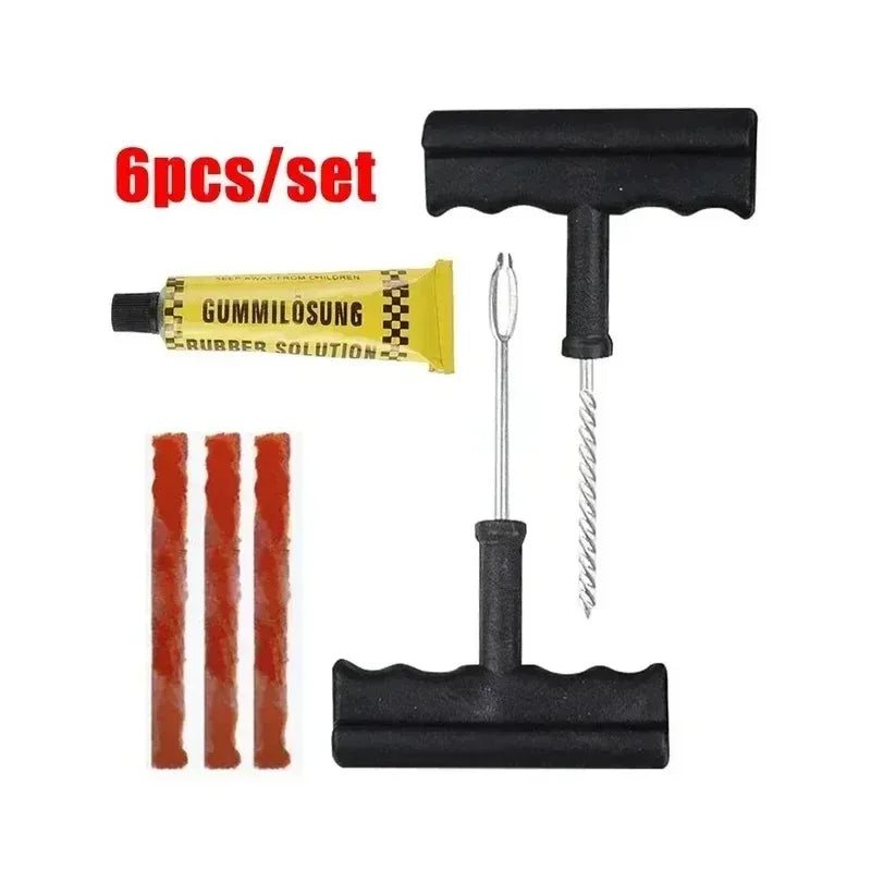 Emergency Tubeless Tire Puncture Repair Kit - 11