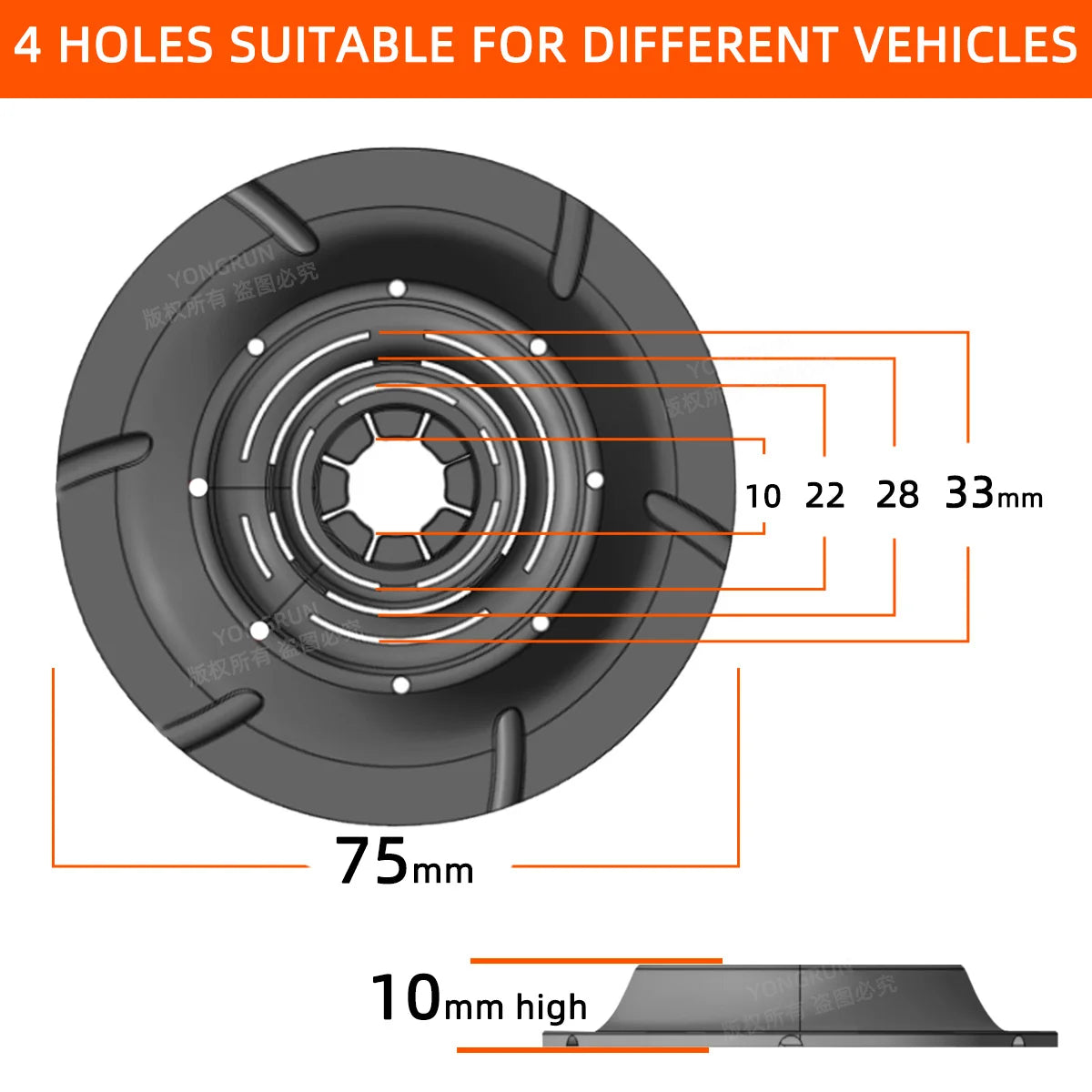 Silicone Car Windshield Wiper Arm Hole Protective Cover - 6