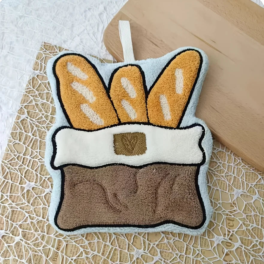 Quick-Drying Hanging Decorative Hand Towel for Kitchen and Bathroom