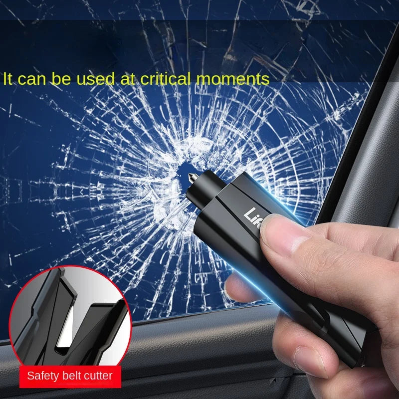 Emergency Car Window Breaker and Seat Belt Cutter Tool - 5