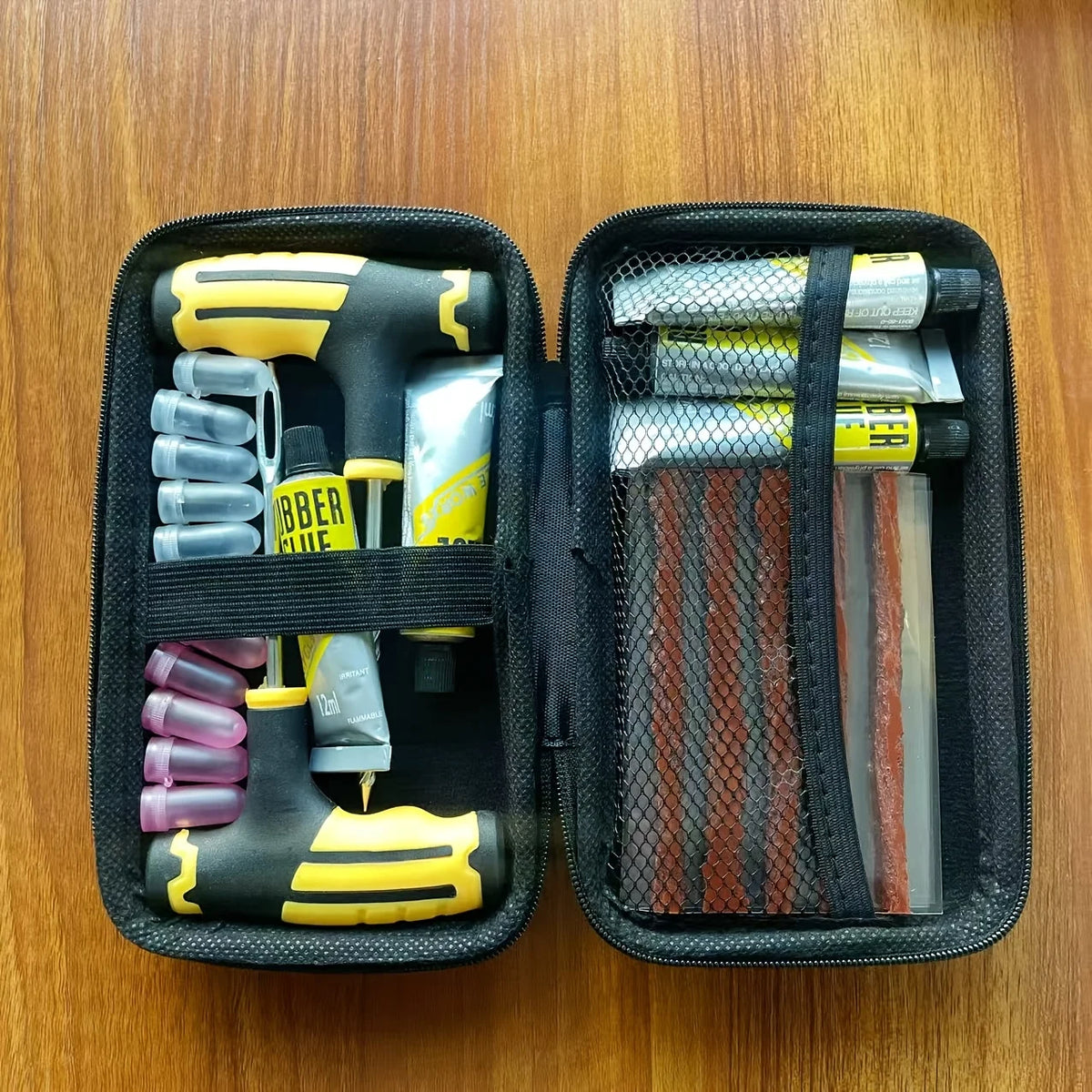Professional Tire Puncture Repair Kit for Cars and Motorcycles