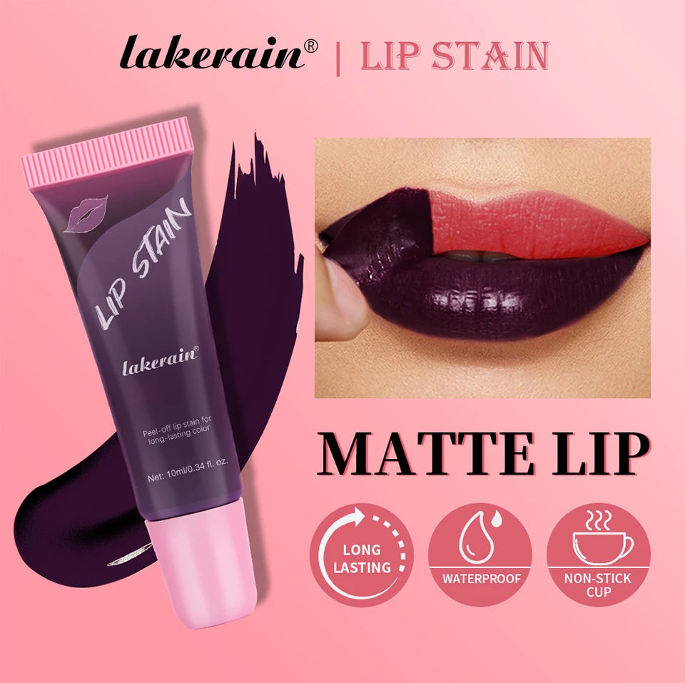 Waterproof Peel-Off Matte Liquid Lip Stain - 7
