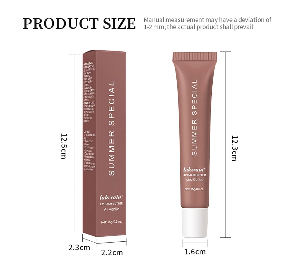 Moisturizing Lip Balm Butter for Glossy Hydrated Lips - 16
