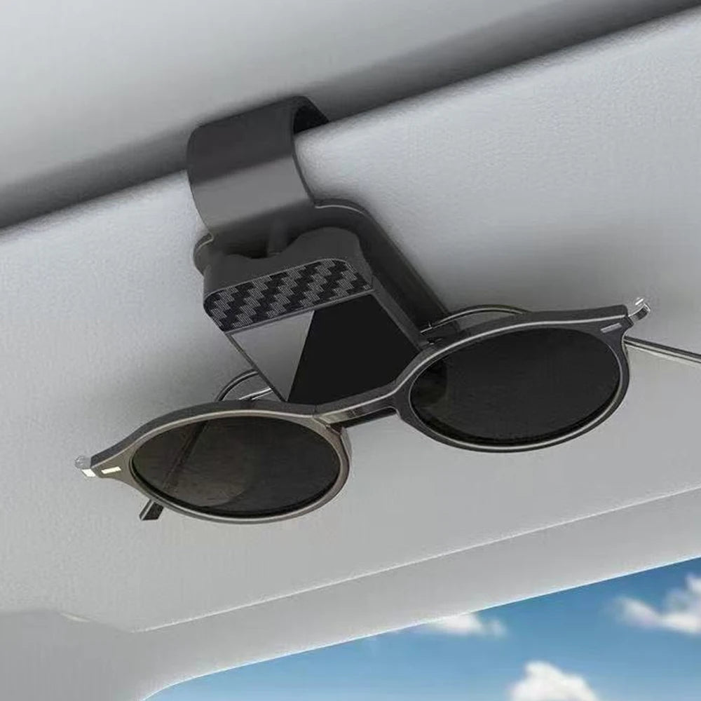 Car Sun Visor Glasses Holder and Ticket Clip