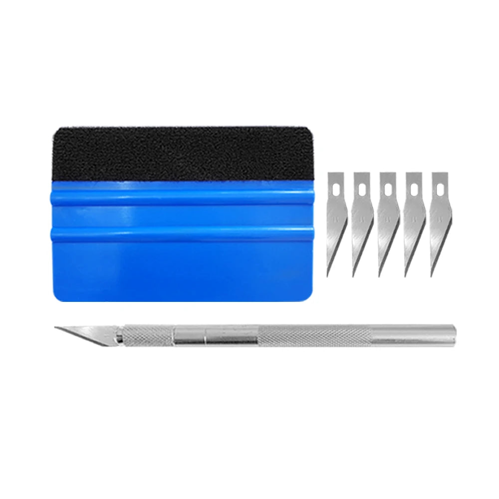 Professional Vinyl Car Wrap and Window Tinting Installation Tool Kit