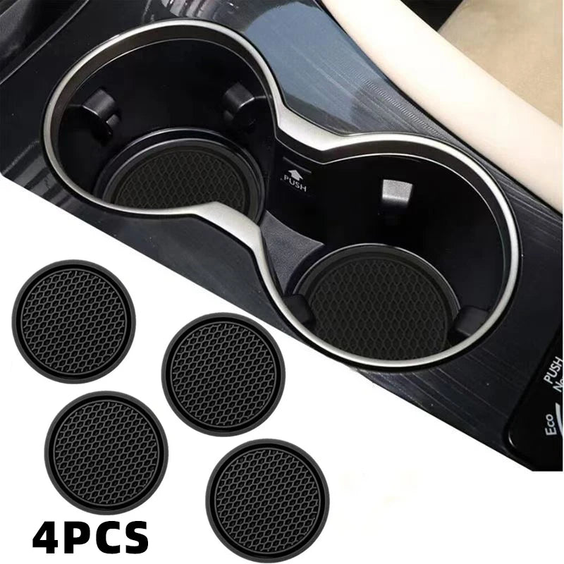Universal Anti-Slip Silicone Car Cup Holder Coaster Mat - 8