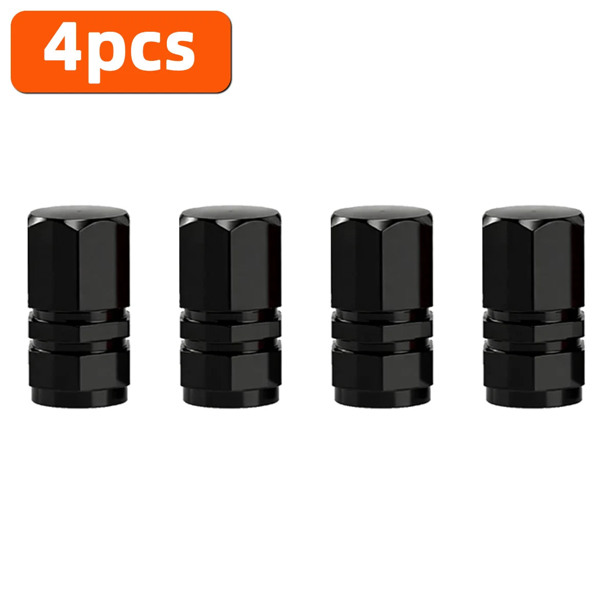 Universal Aluminum Alloy Tire Valve Stem Caps for Vehicles