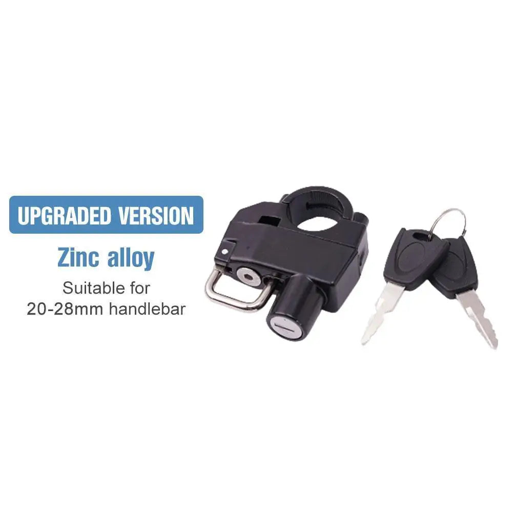 Universal Anti-Theft Motorcycle Helmet Lock for Handlebars - 3
